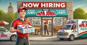 Solicita empleos de repartidor de pizza y en tienda en Papa John’s