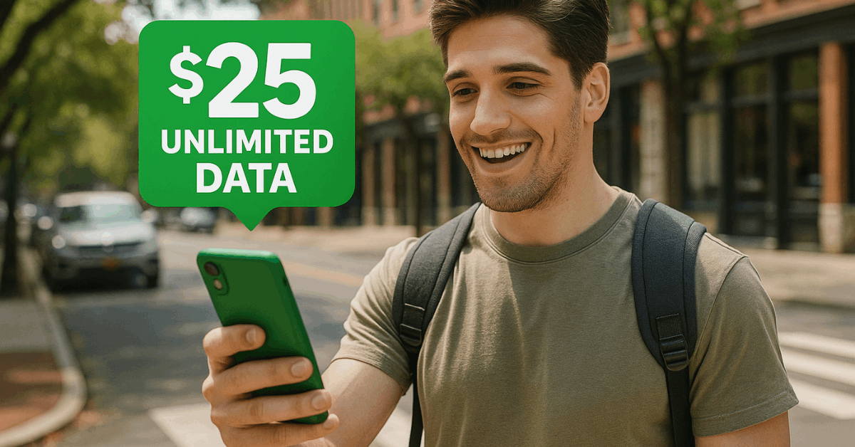 ¿Datos ilimitados en Cricket por $25? Esta oferta es increíble
