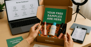 Cajas VoxBox, kits de muestra y pruebas de belleza gratis (Actualizado 2025)