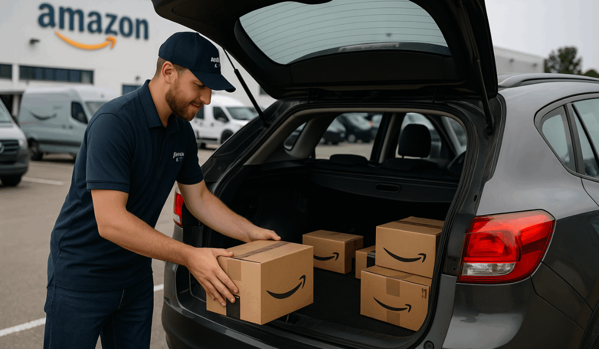 Un día en la vida de un repartidor de Amazon Flex