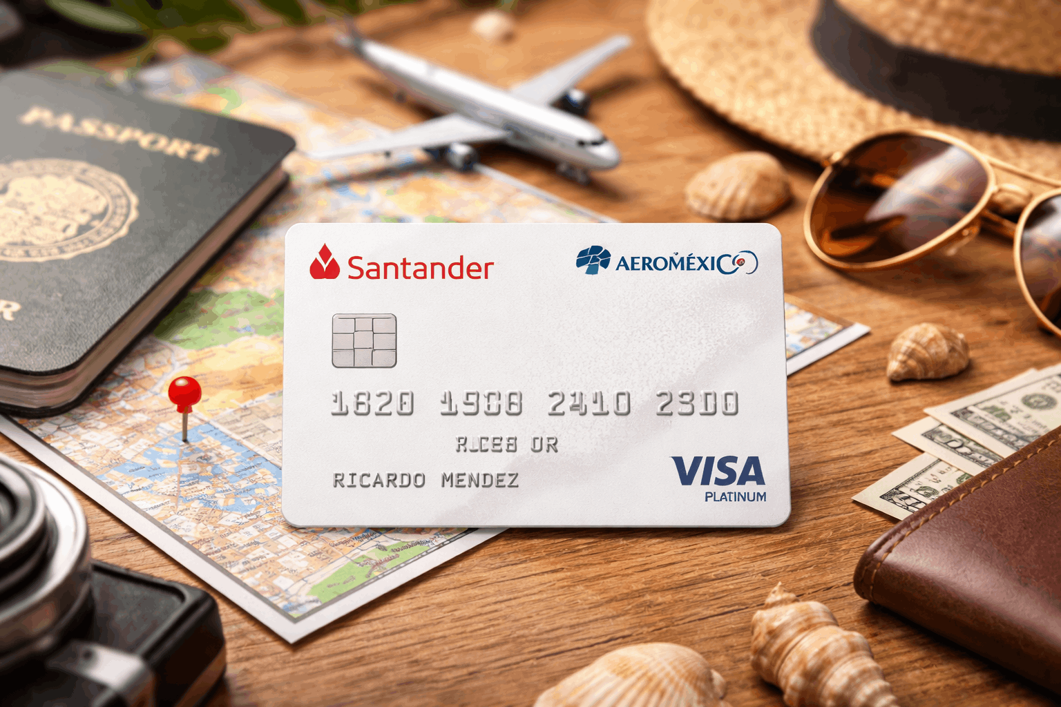 Tarjeta de Crédito Santander Aeroméxico Blanca – Beneficios para Viajes y Solicitud