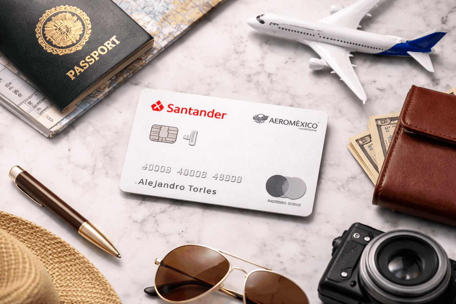Tarjeta de Crédito Santander Aeroméxico Blanca – Beneficios para Viajes y Solicitud